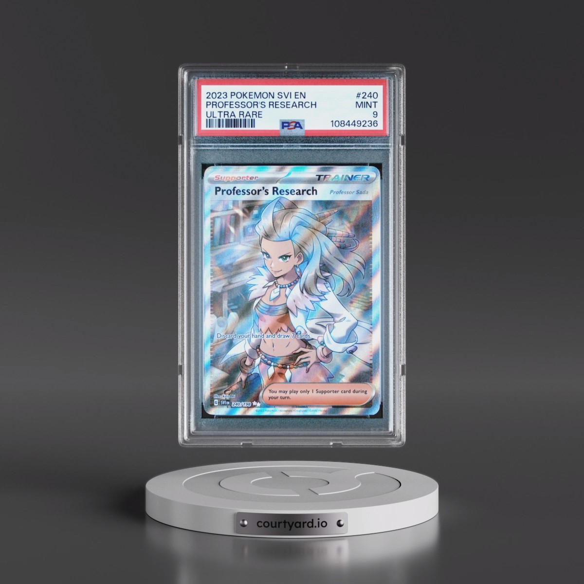 2023 Pokémon Svi EN-Scarlet & Violet #240 Professor's Research - Ultra Rare (PSA 9 MINT)