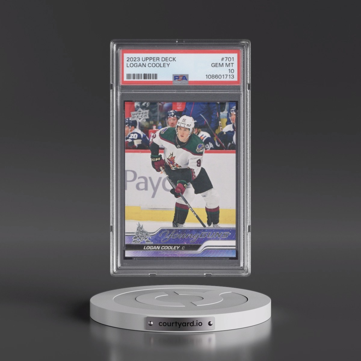 2023 Upper Deck #701 Logan Cooley (PSA 10 GEM MINT)