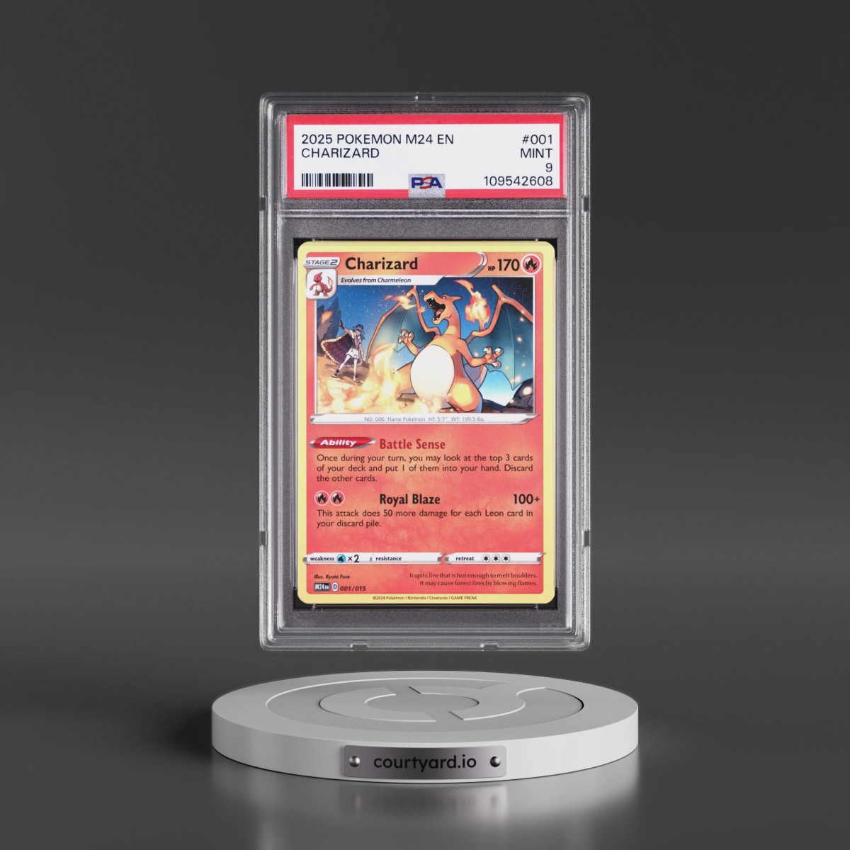 2025 Pokémon M24 EN-Mcdonald's Collection #001 Charizard (PSA 9 MINT)