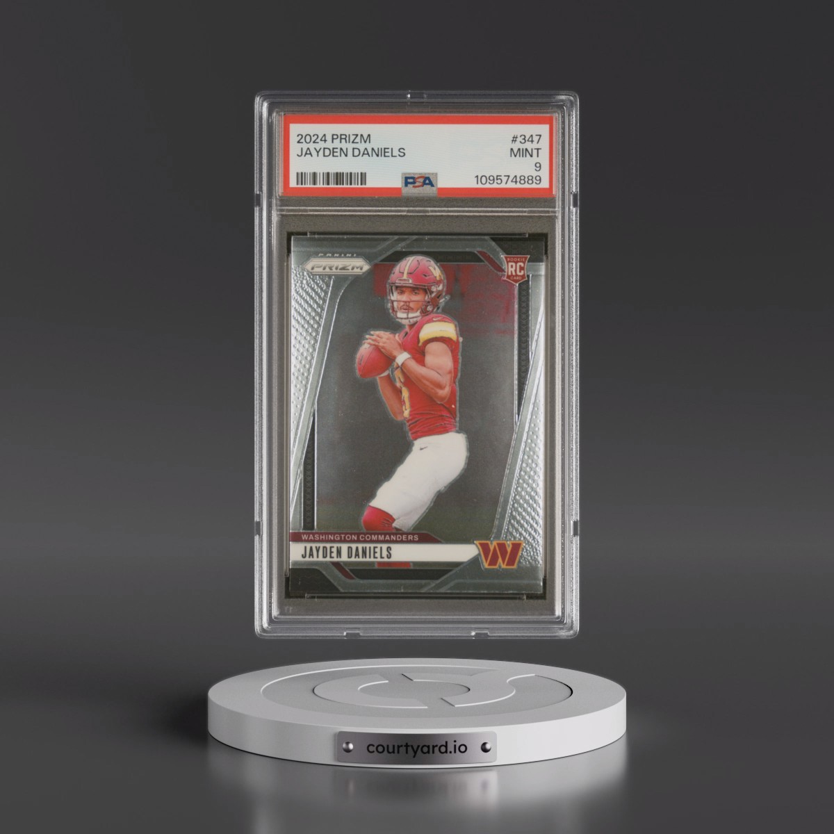 2024 Panini Prizm #347 Jayden Daniels (PSA 9 MINT)