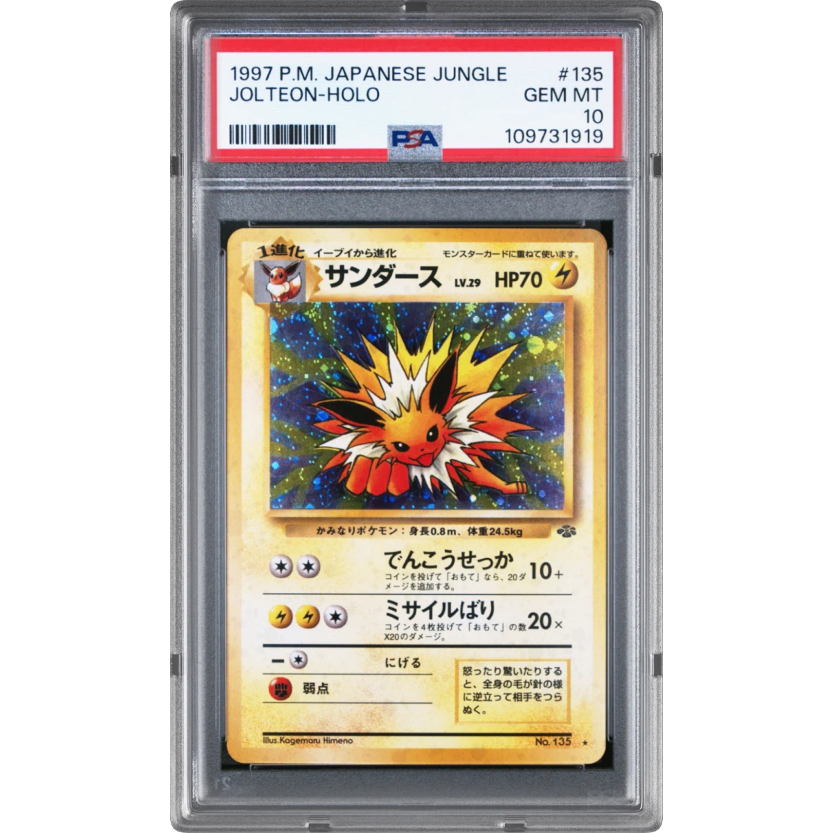 Jolteon card artwork