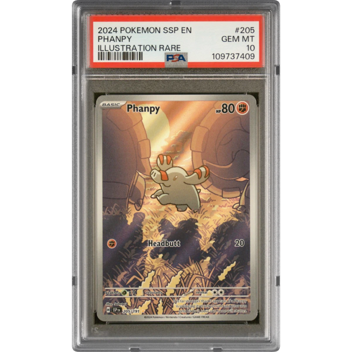 Pokémon Ssp Surging Sparks Phanpy