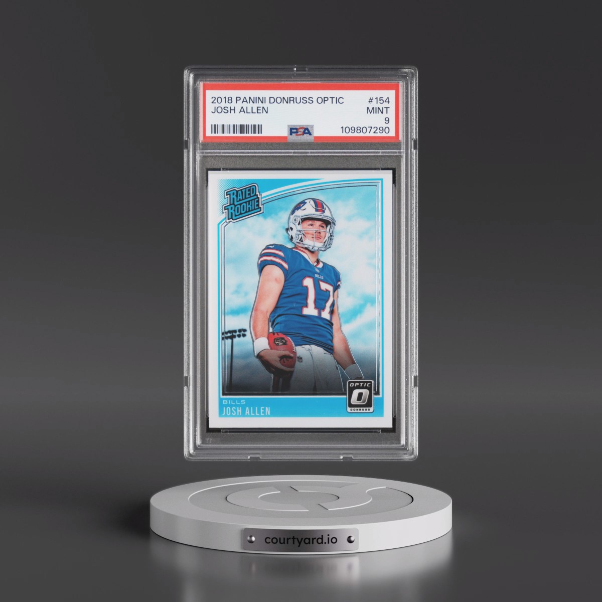 2018 Panini Donruss Optic Josh Allen #154 PSA 9