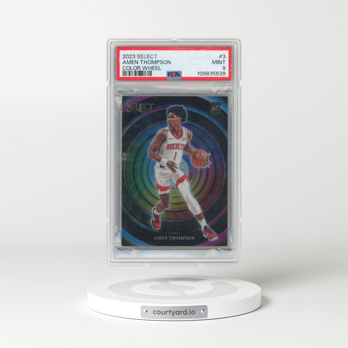 2023 Panini Select Color Wheel #3 Amen Thompson (PSA 9 MINT)