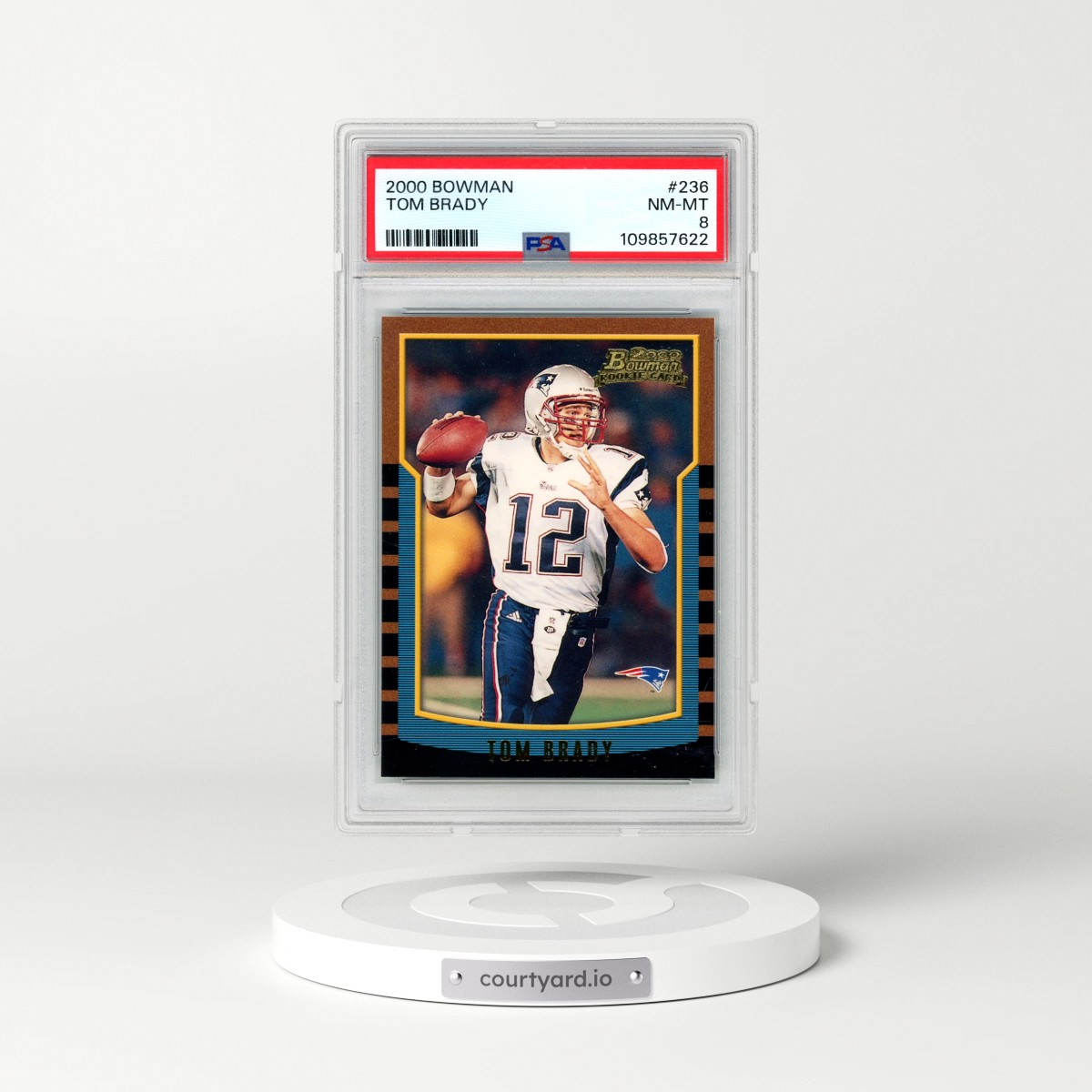 2000 Bowman #236 Tom Brady (PSA 8 NM-MT)