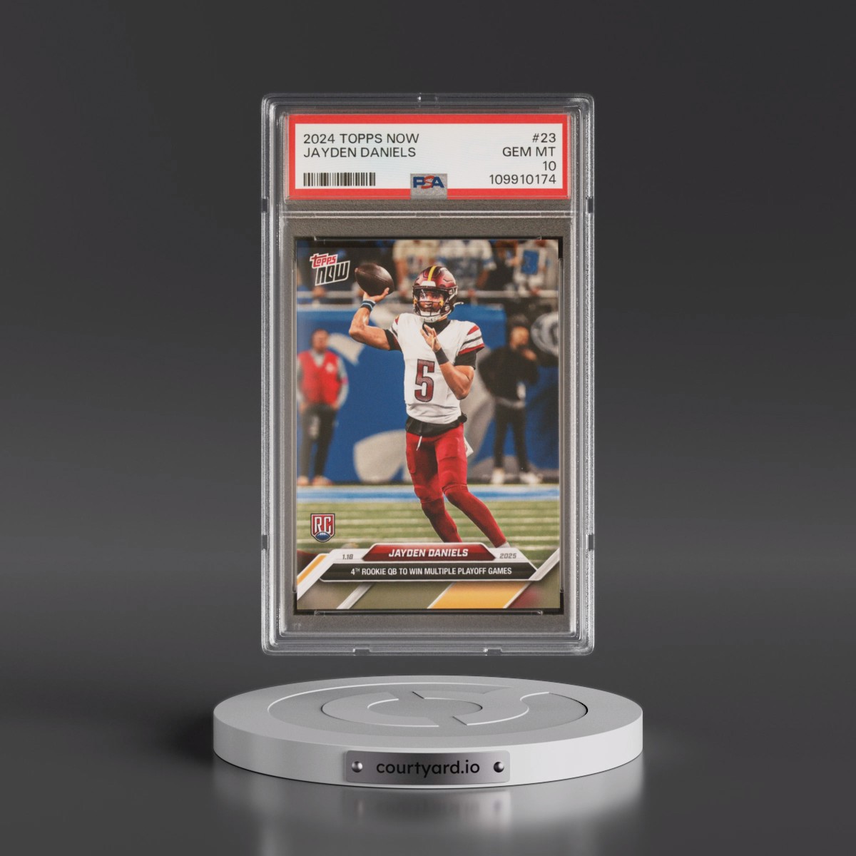 2024 Topps Now #23 Jayden Daniels (PSA 10 GEM MINT)