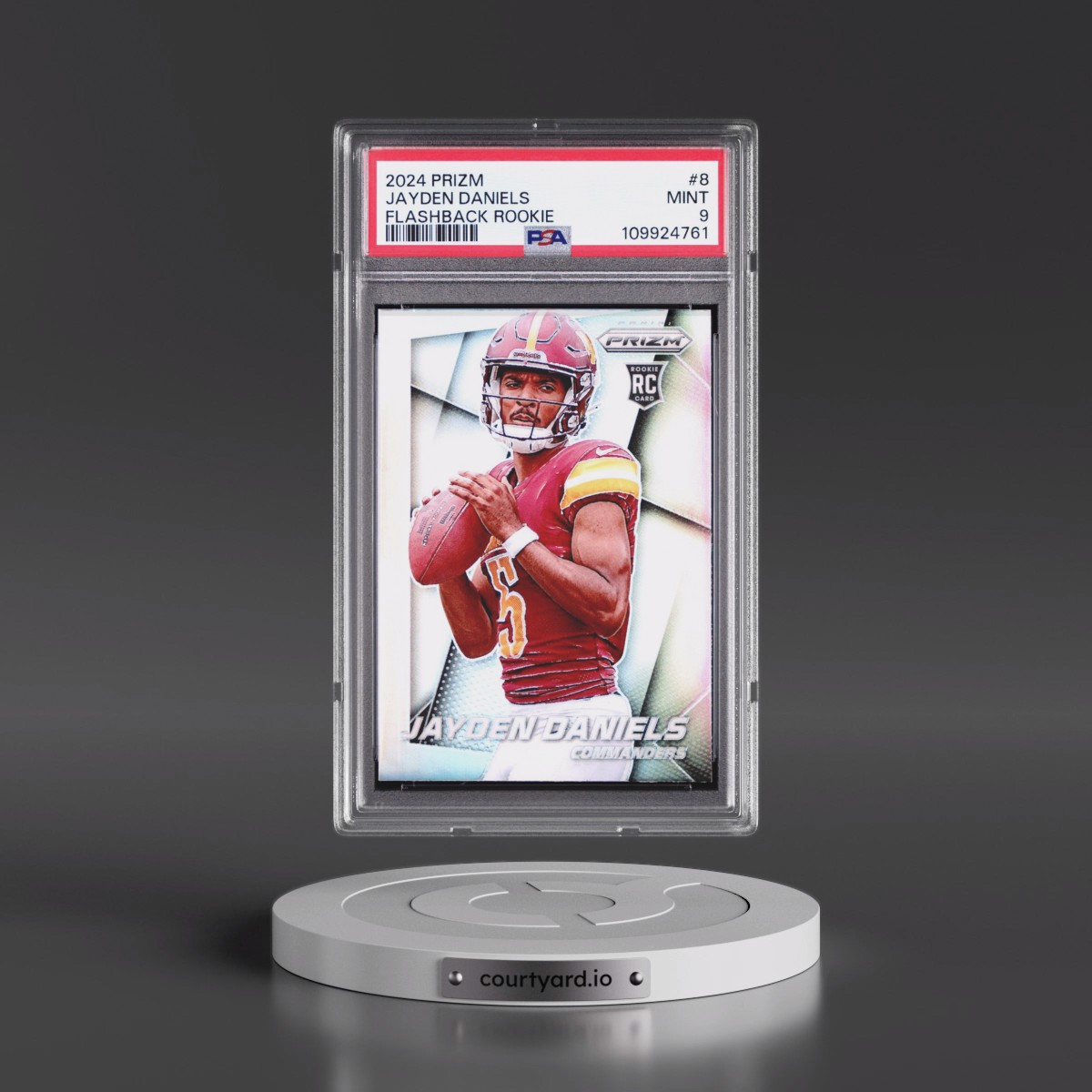 2024 Panini Prizm Prizm Flashback Rookie #8 Jayden Daniels (PSA 9 MINT)