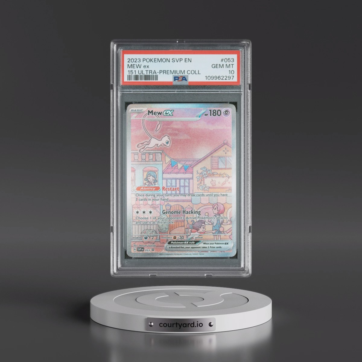 2023 Pokémon Svp EN-SV Black Star Promo #053 Mew EX - Holo 151 Ultra-Premium Collection (PSA 10 GEM MINT)