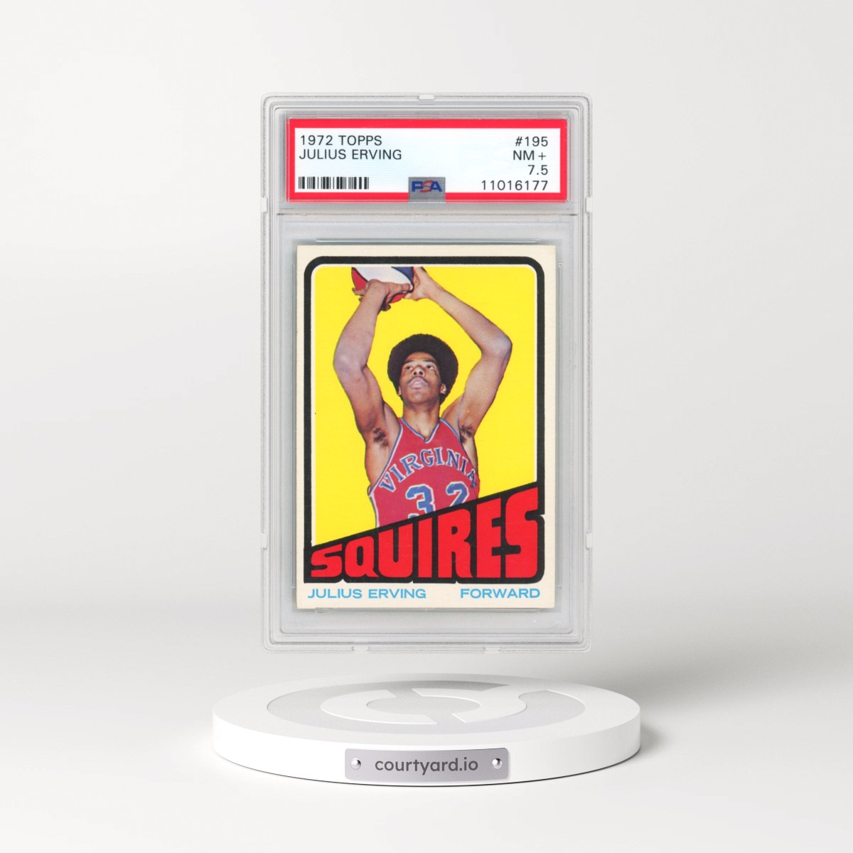 1972 Topps #195 Julius Erving (PSA 7.5 NM+)