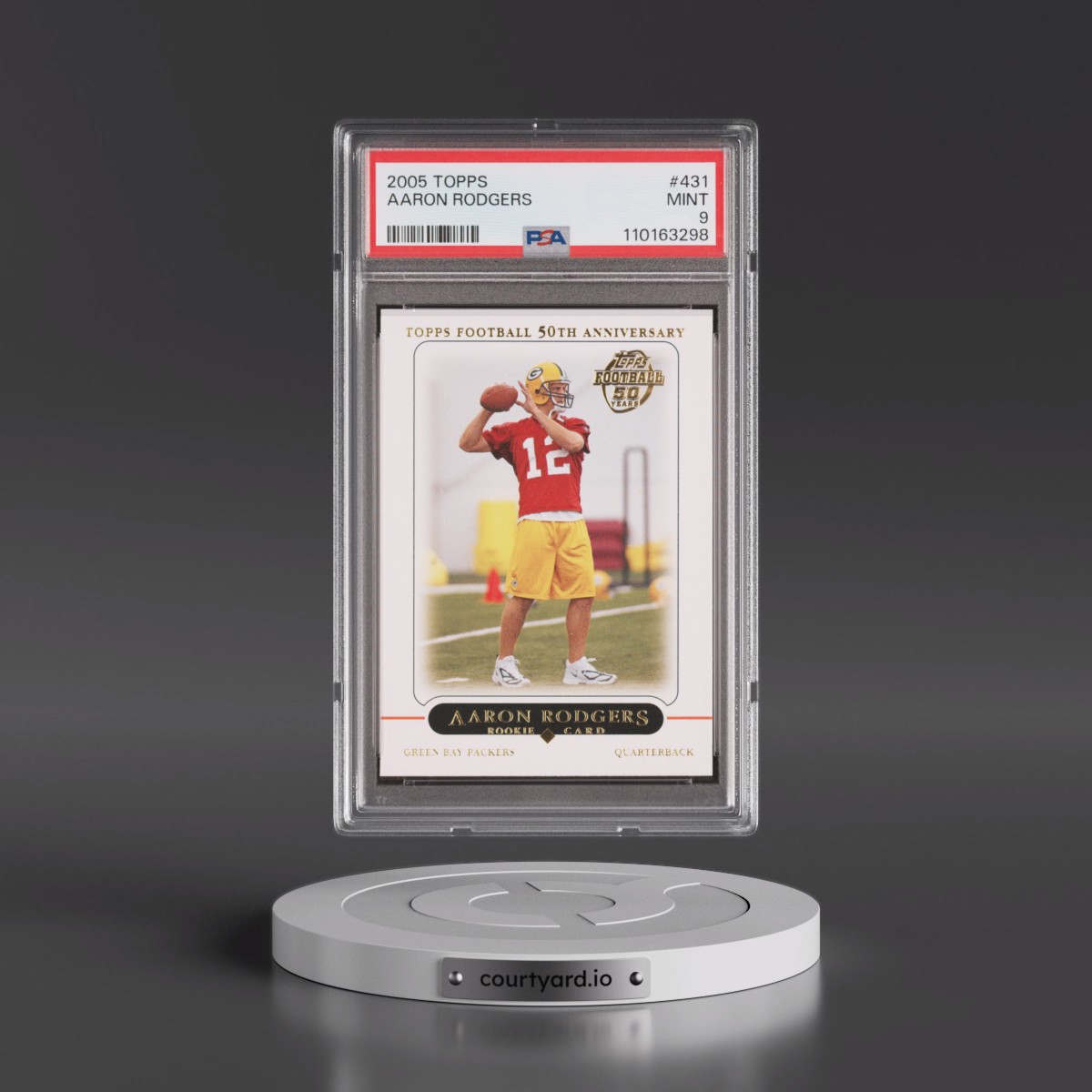 2005 Topps #431 Aaron Rodgers (PSA 9 MINT)