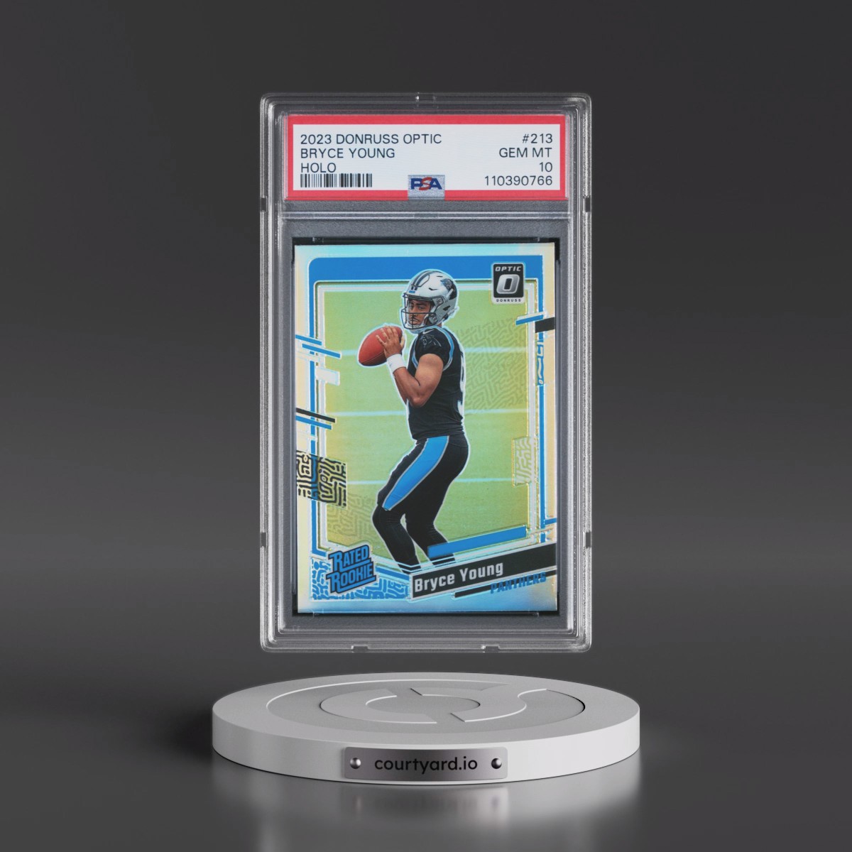 2023 Panini Donruss Optic #213 Bryce Young - Holo (PSA 10 GEM MINT)
