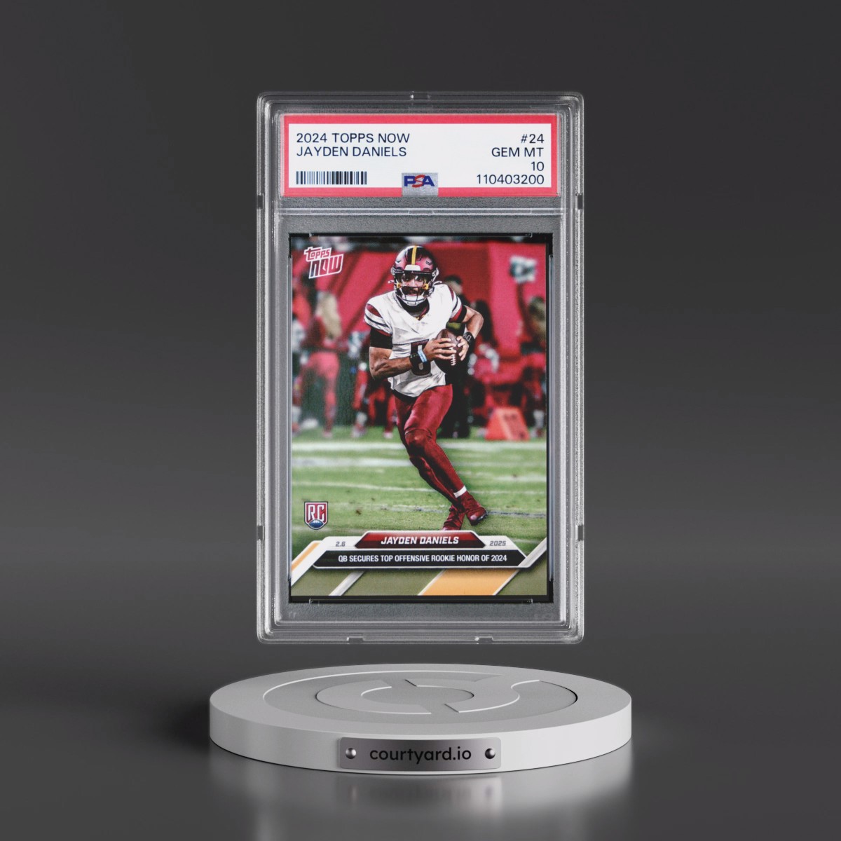 2024 Topps Now #24 Jayden Daniels (PSA 10 GEM MINT)