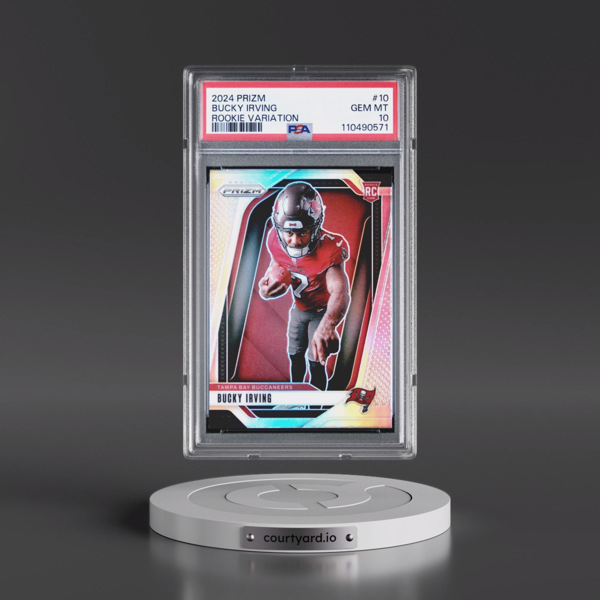 2024 Panini Prizm Rookie Variation #10 Bucky Irving (PSA 10 GEM MINT)