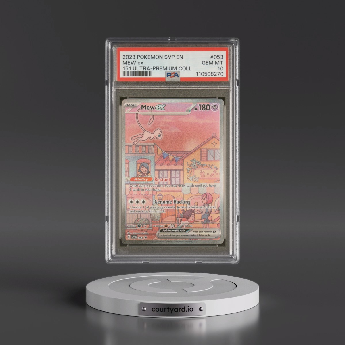 2023 Pokémon Svp EN-SV Black Star Promo #053 Mew EX - Holo 151 Ultra-Premium Collection (PSA 10 GEM MINT)