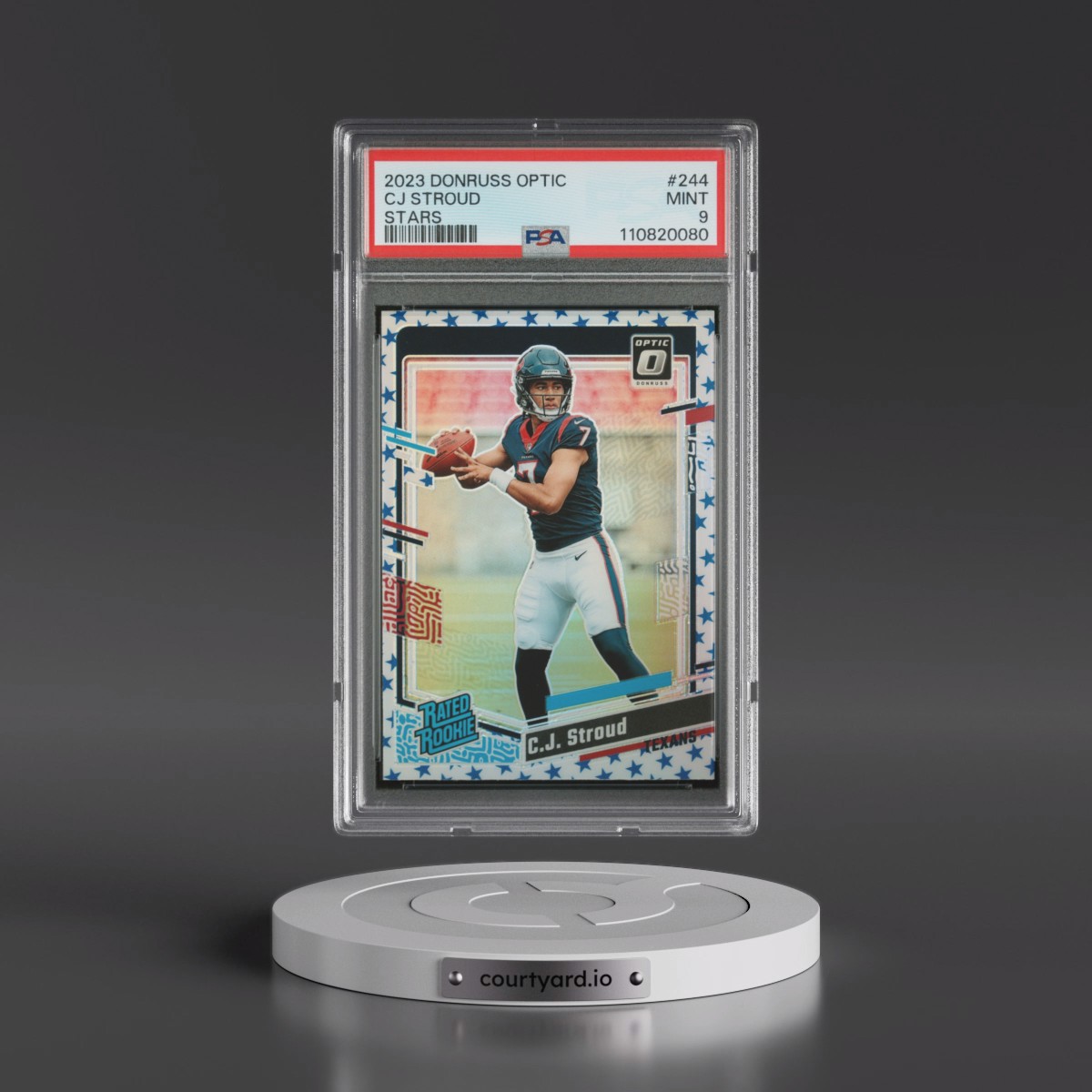 2023 Panini Donruss Optic #244 CJ Stroud - Stars (PSA 9 MINT)