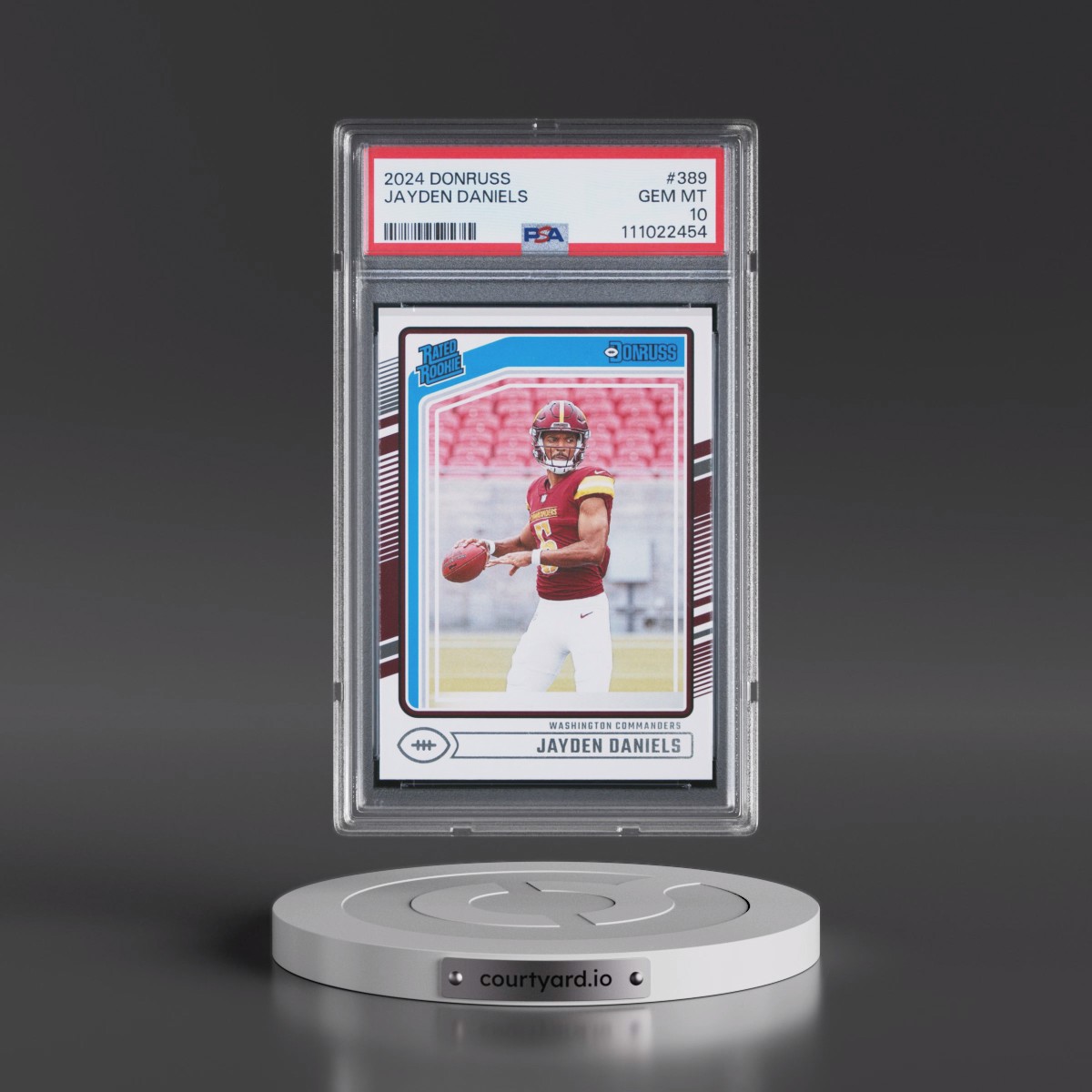 2024 Panini Donruss #389 Jayden Daniels (PSA 10 GEM MINT)