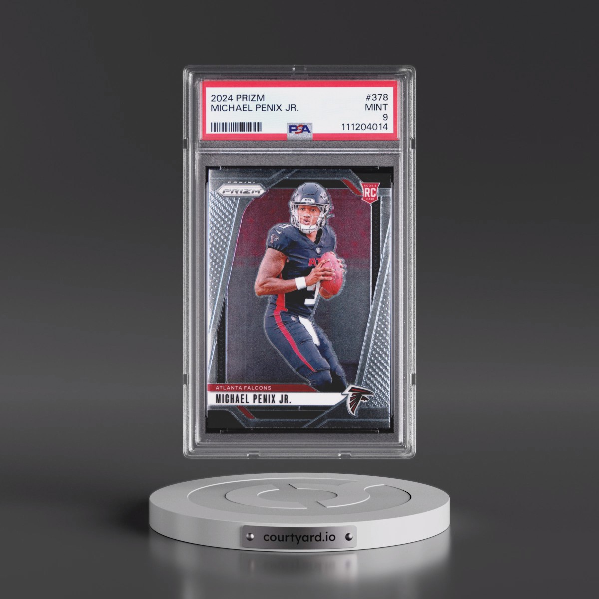 2024 Panini Prizm #378 Michael Penix Jr. (PSA 9 MINT)