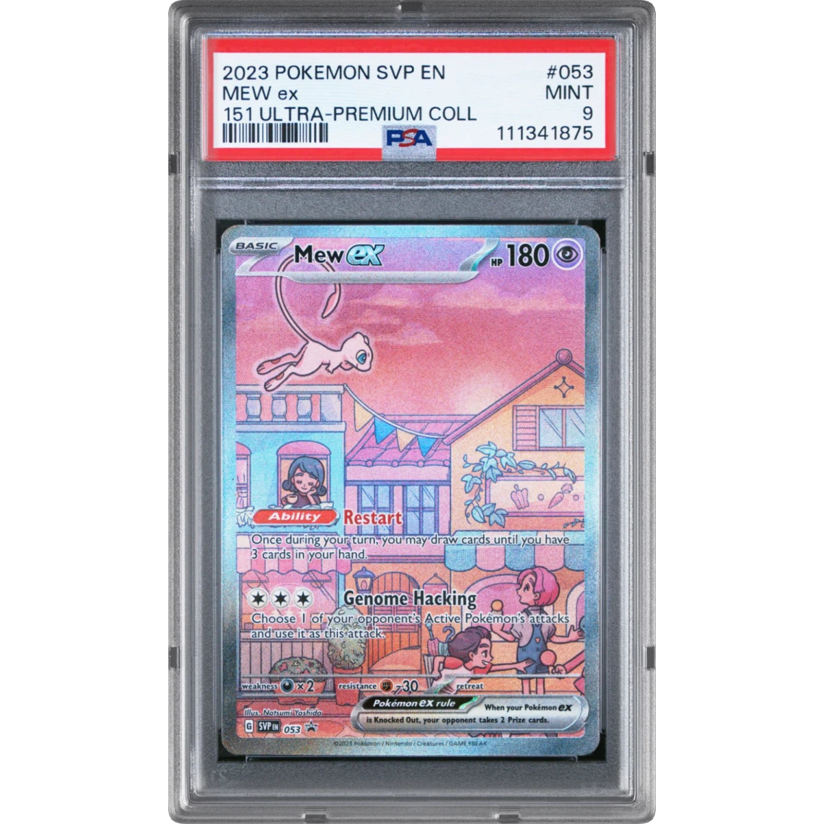 2023 Pokémon Svp EN-SV Black Star Promo #053 Mew EX - Holo 151 Ultra-Premium Collection (PSA 9 MINT)
