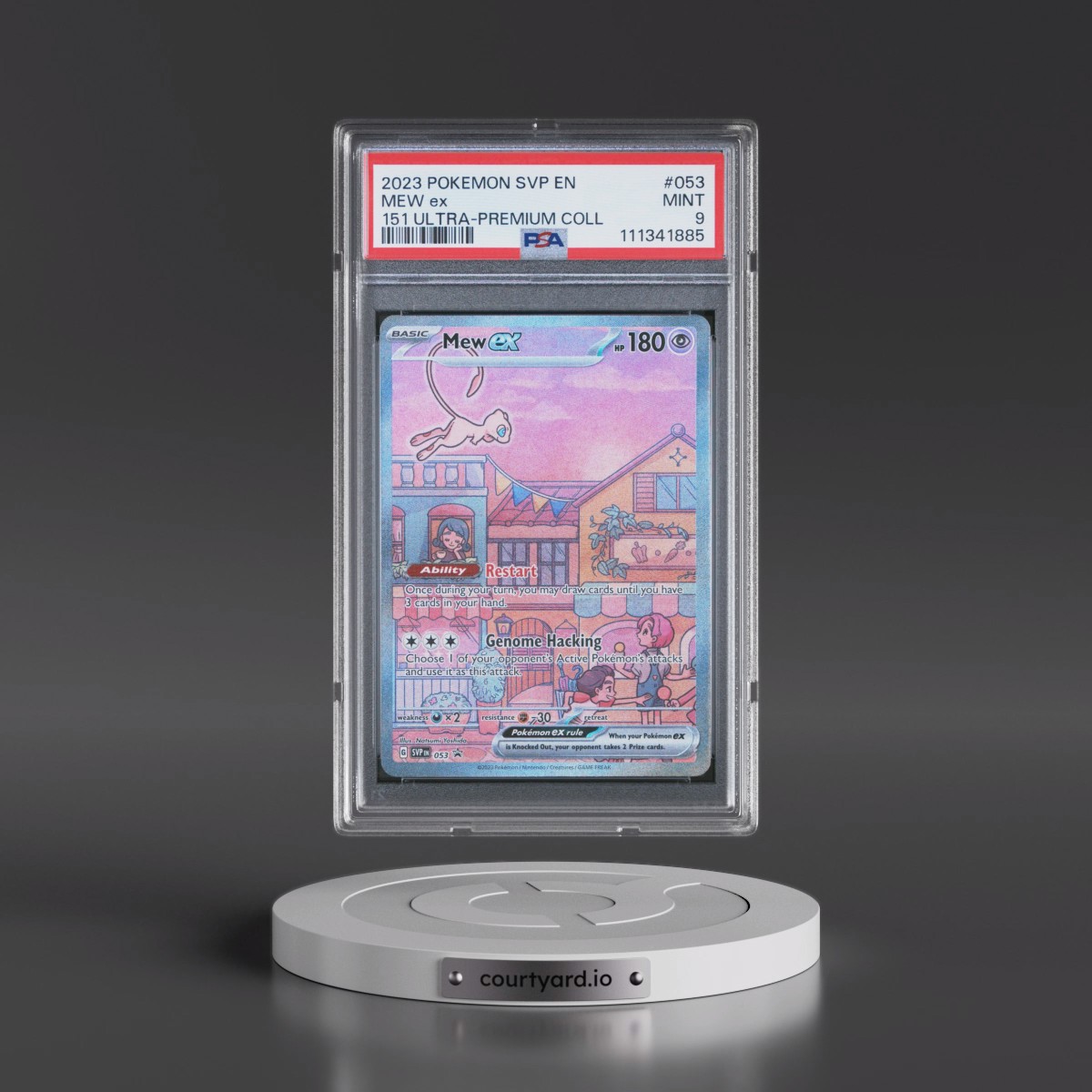 2023 Pokémon Svp EN-SV Black Star Promo #053 Mew EX - Holo 151 Ultra-Premium Collection (PSA 9 MINT)