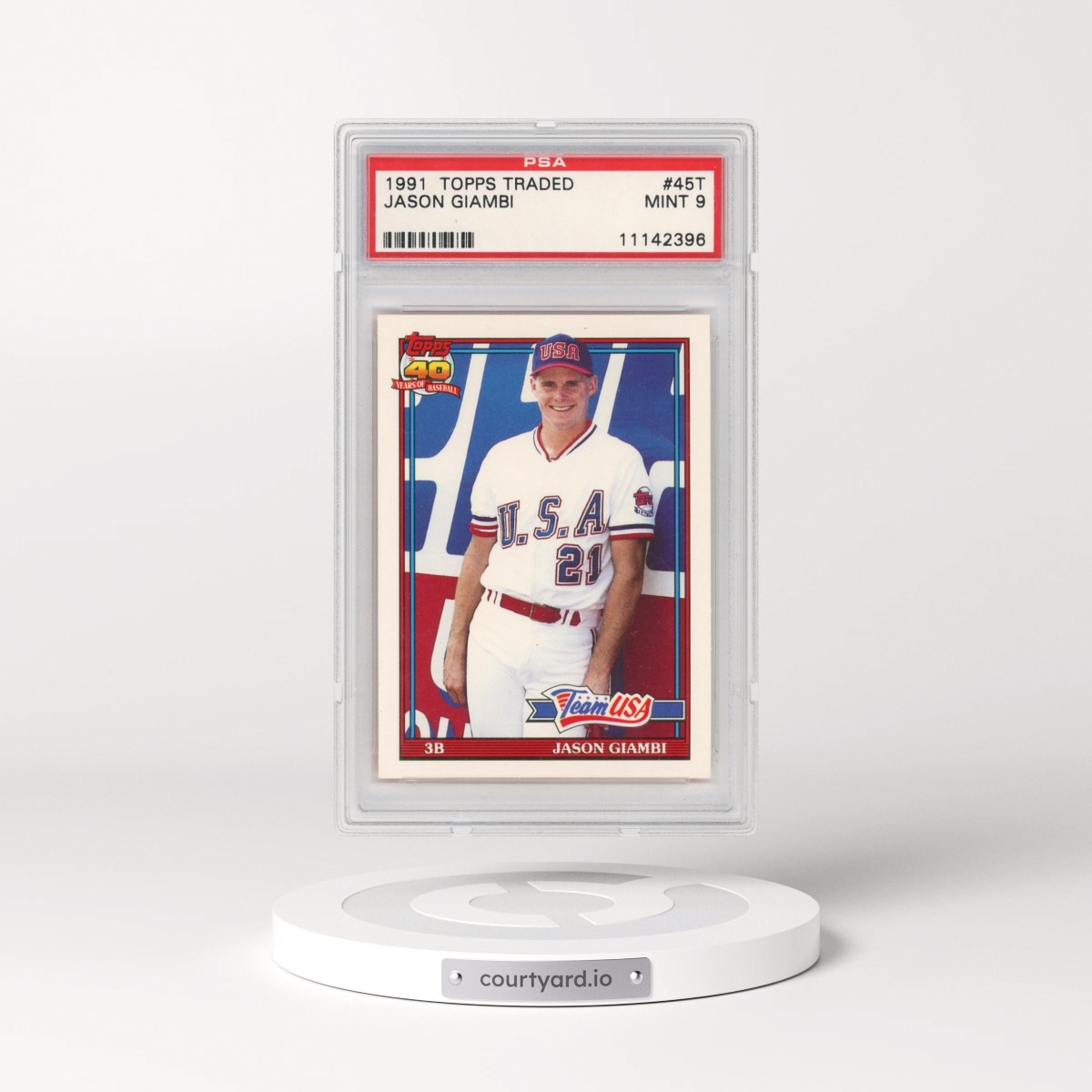 1991 Topps Traded Jason Giambi #45T PSA 9
