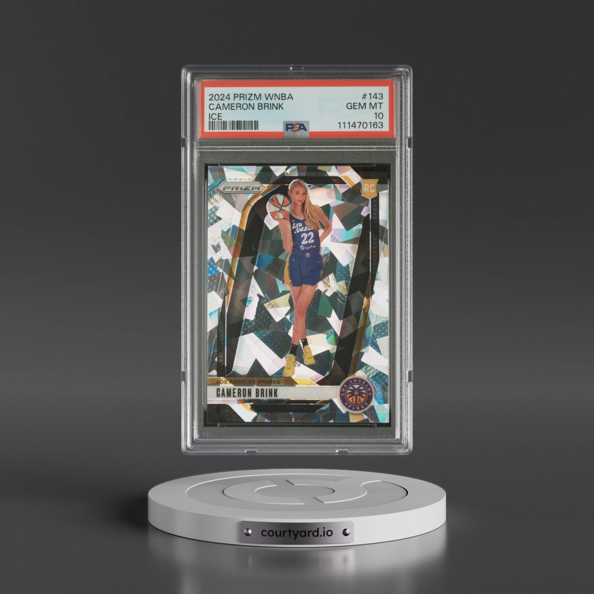 2024 Panini Prizm WNBA #143 Cameron Brink - Ice (PSA 10 GEM MINT)