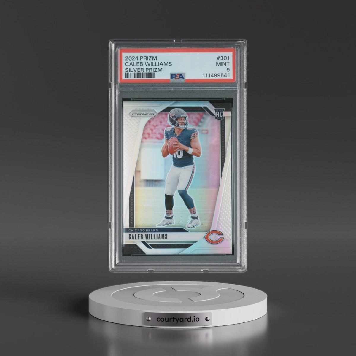 2024 Panini Prizm #301 Caleb Williams - Silver Prizm (PSA 9 MINT)