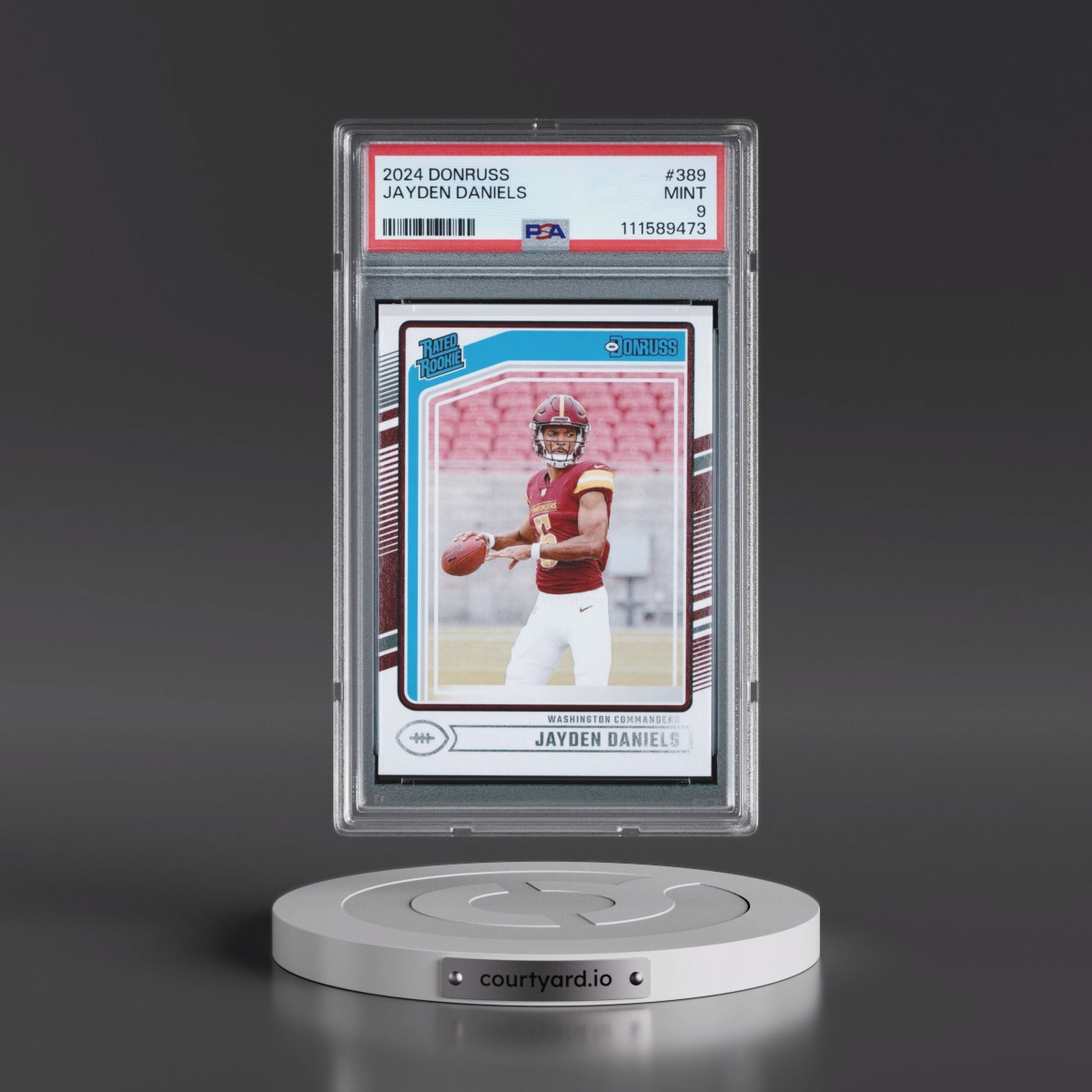 2024 Panini Donruss #389 Jayden Daniels (PSA 9 MINT)