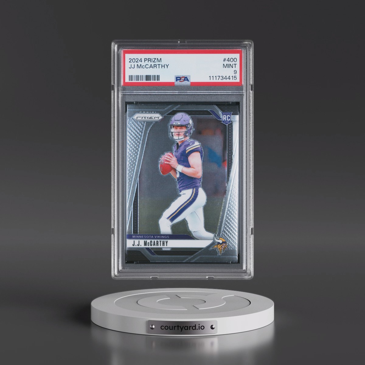 2024 Panini Prizm #400 JJ McCarthy (PSA 9 MINT)