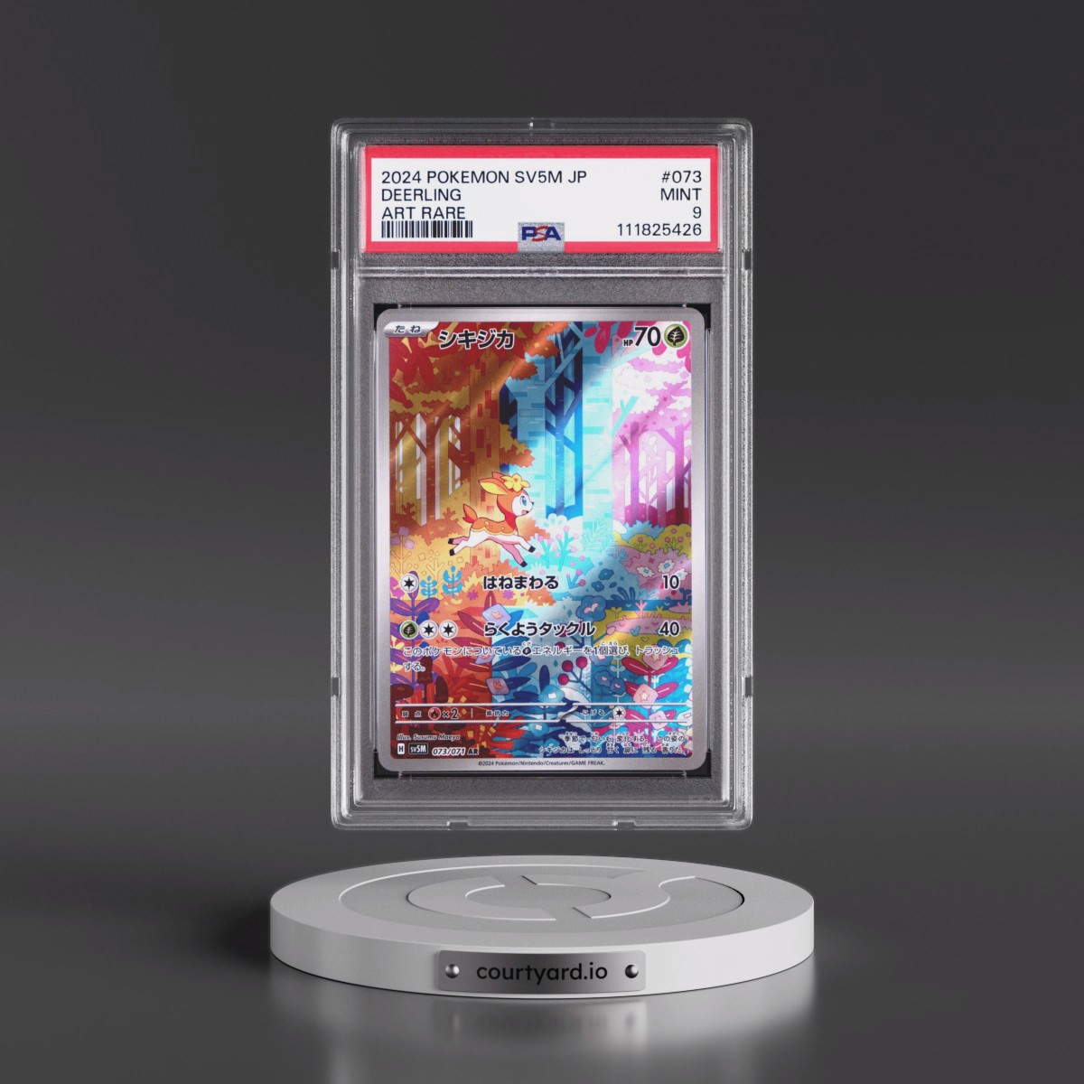 2024 Pokémon Sv5m-Cyber Judge #073 Deerling - Art Rare (PSA 9 MINT)