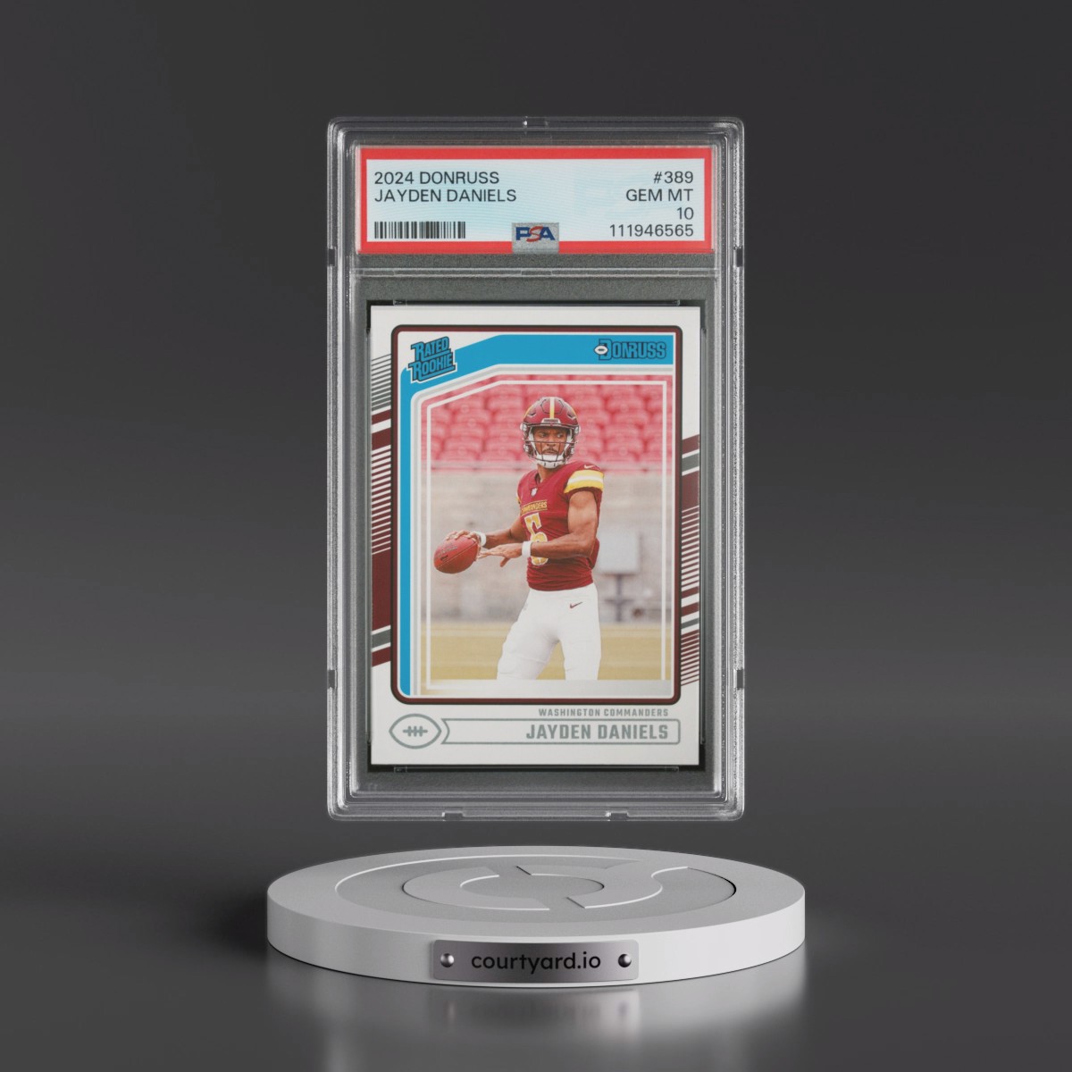 2024 Panini Donruss #389 Jayden Daniels (PSA 10 GEM MINT)