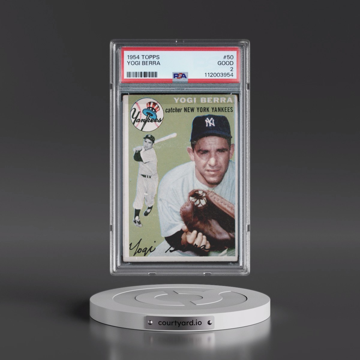 1954 Topps #50 Yogi Berra (PSA 2 GOOD)