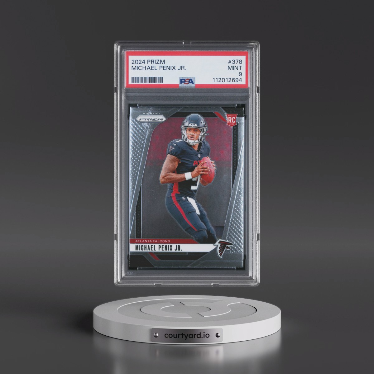 2024 Panini Prizm #378 Michael Penix Jr. (PSA 9 MINT)