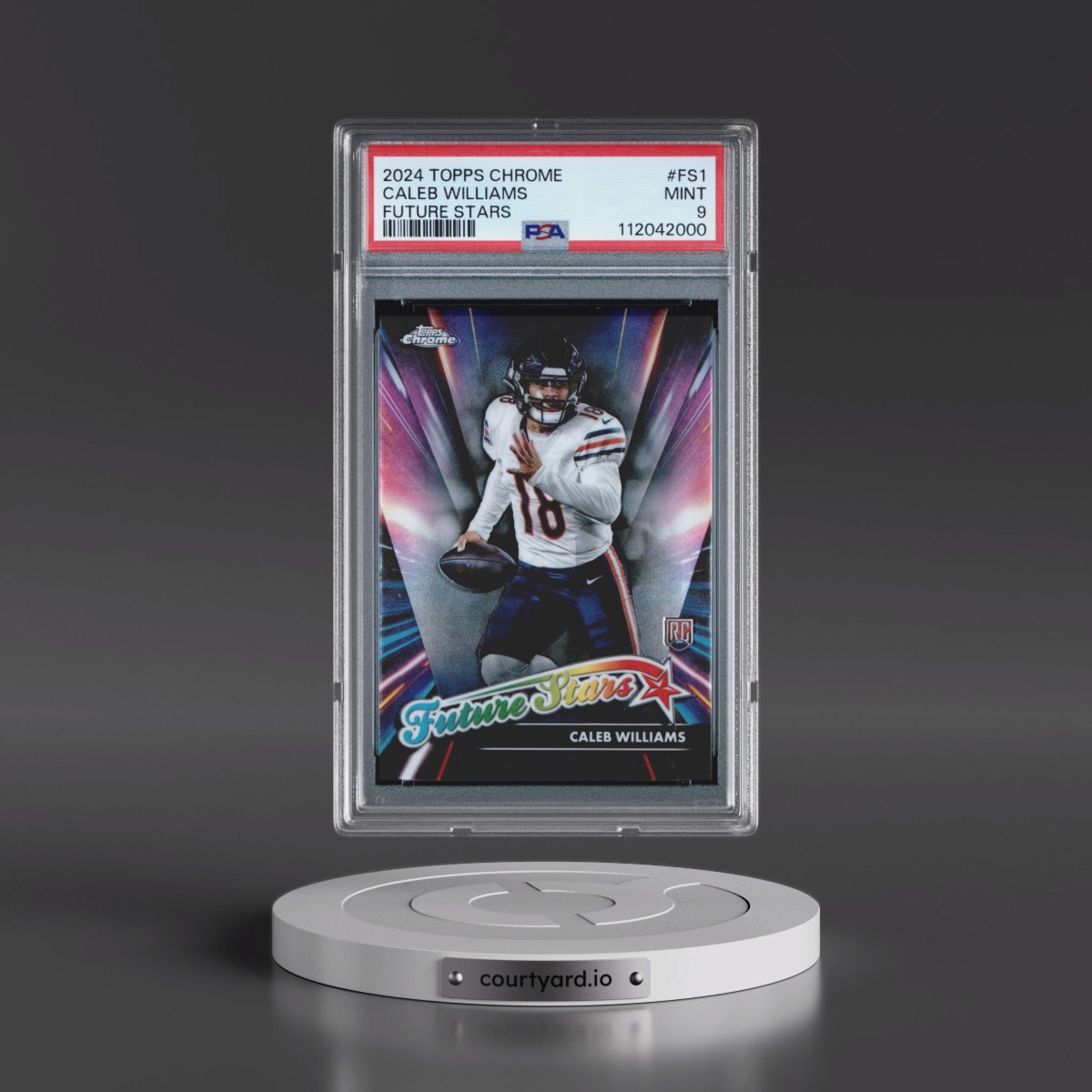 2024 Topps Chrome Future Stars #FS1 Caleb Williams (PSA 9 MINT)