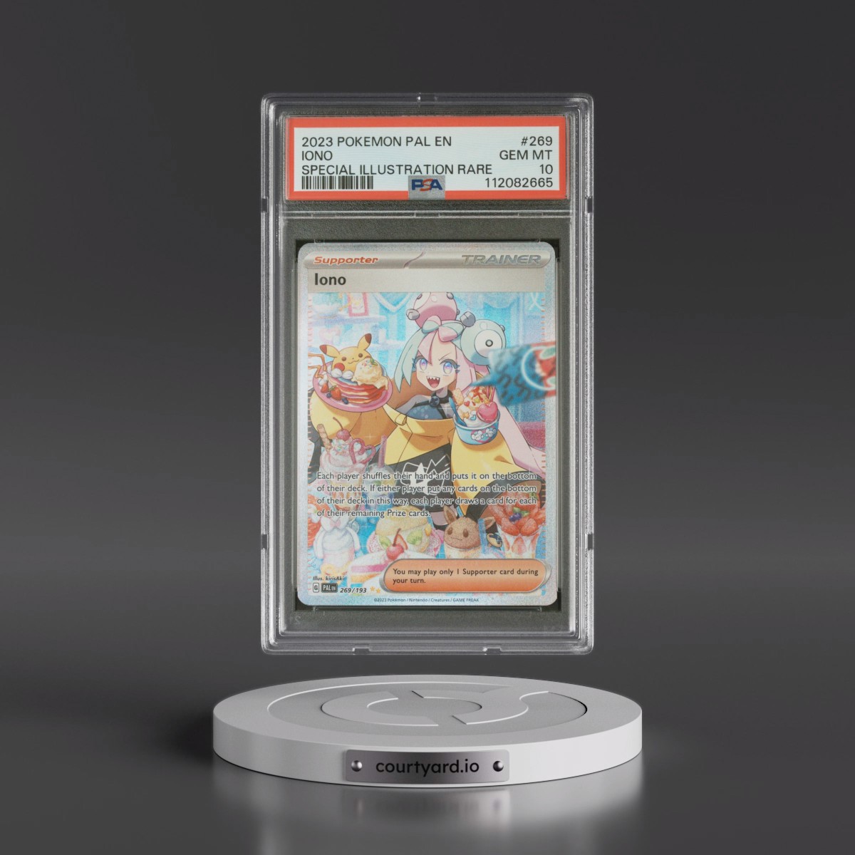 2023 Pokémon Pal EN-Paldea Evolved #269 Iono - Special Illustration Rare (PSA 10 GEM MINT)