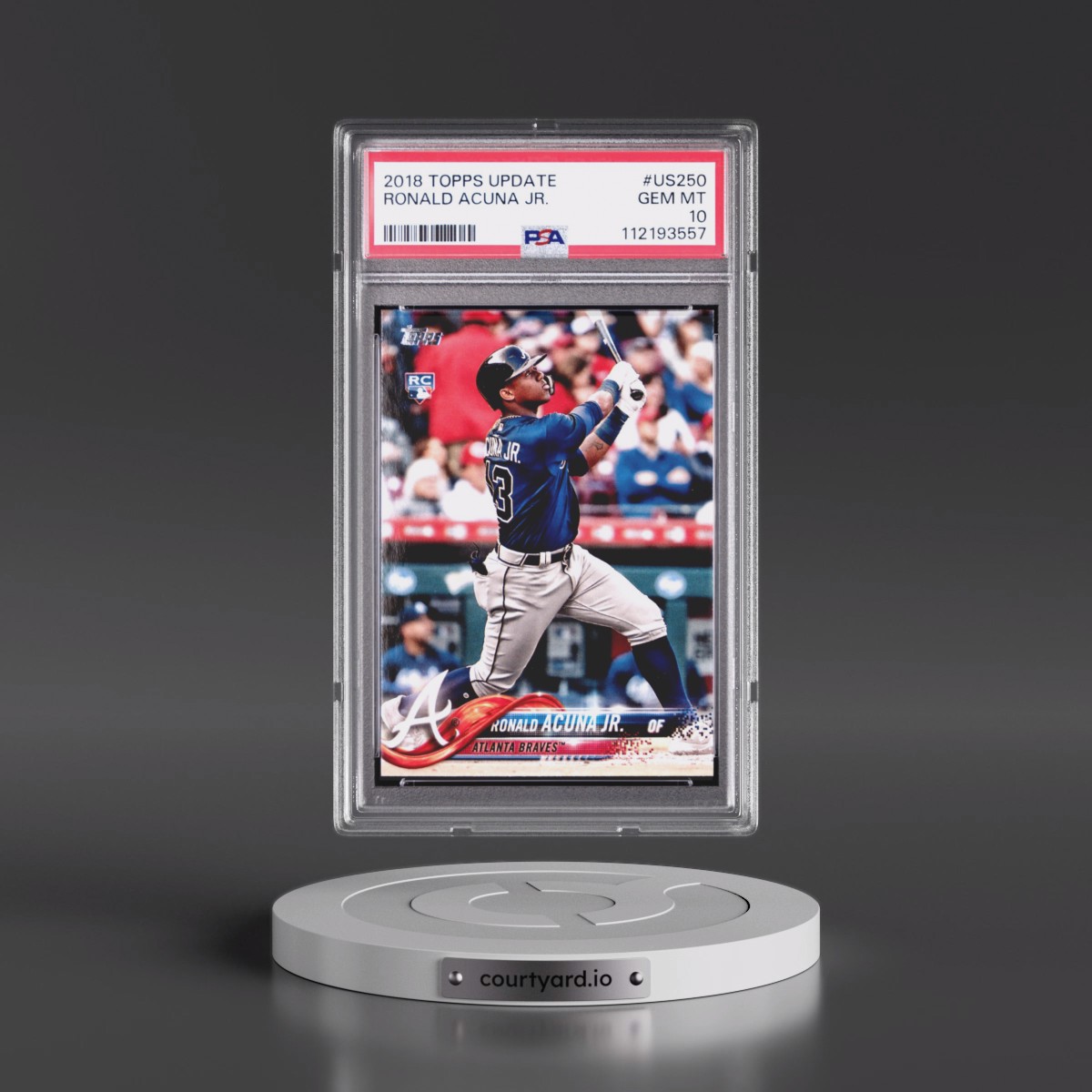 2018 Topps Update #US250 Ronald Acuna Jr. (PSA 10 GEM MINT)