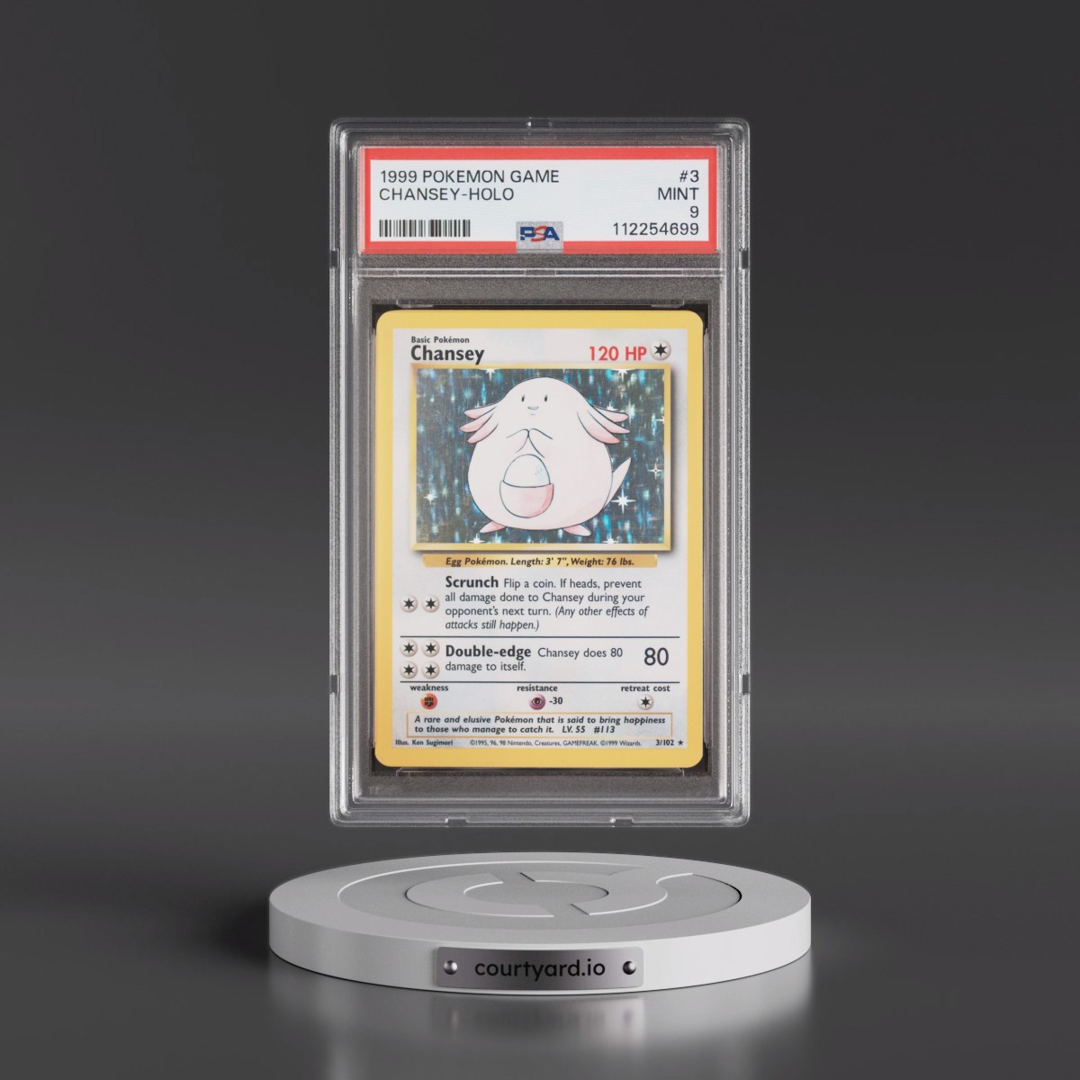 1999 chansey pokemon card JUST ENDED $180,000 PSA 10 GEM MINT 1999 Pokemon Base Set Shadowless  Chansey Holo 3/102 This sold on @collect Follow @thefinecard for more  collecting insights #thefinecard #pokemon #pokemoncard #pokemontcg #fyp