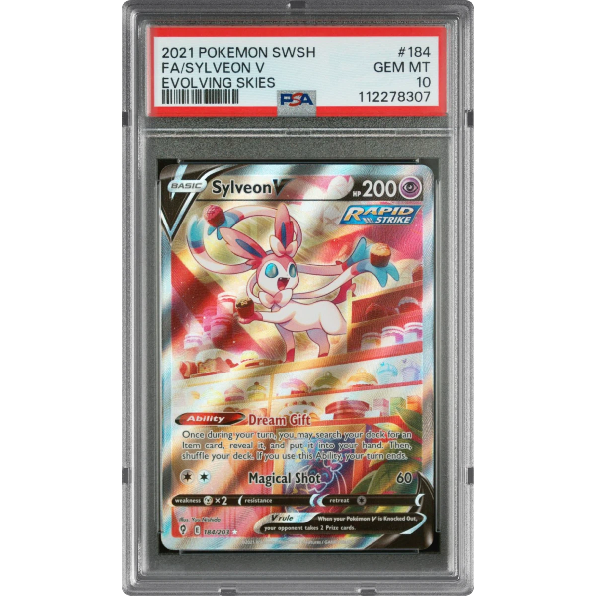 Sylveon V card artwork