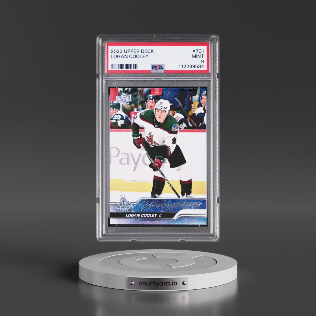 2023 Upper Deck #701 Logan Cooley (PSA 9 MINT)
