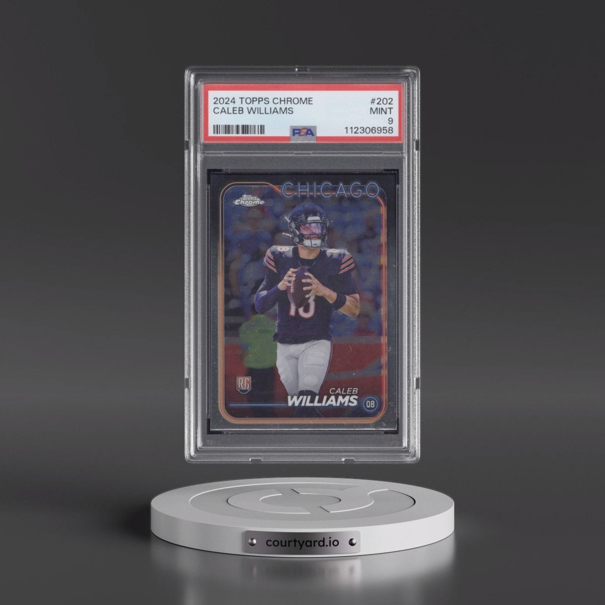 2024 Topps Chrome #202 Caleb Williams (PSA 9 MINT)