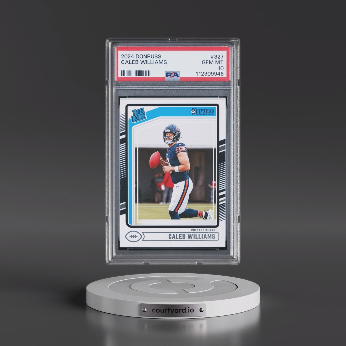2024 Panini Donruss #327 Caleb Williams (PSA 10 GEM MINT)