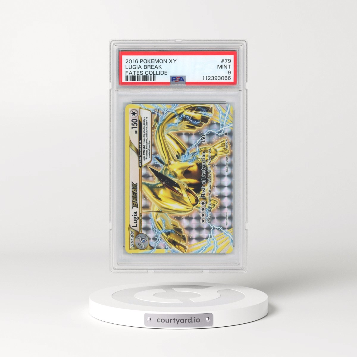 2016 Pokémon XY Fates Collide #79 Lugia Break (PSA 9 MINT)