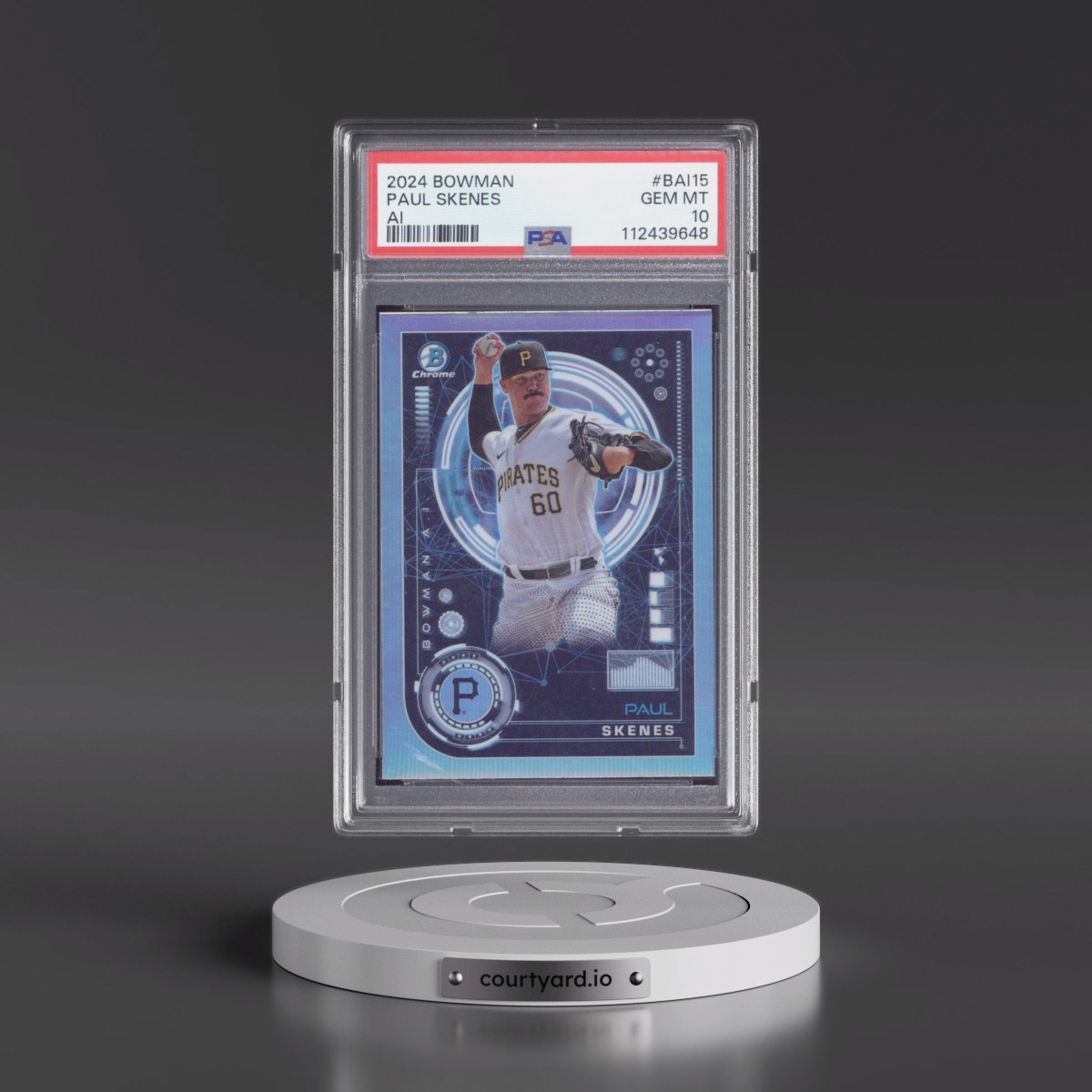 2024 Bowman Bowman AI #BAI15 Paul Skenes (PSA 10 GEM MINT)