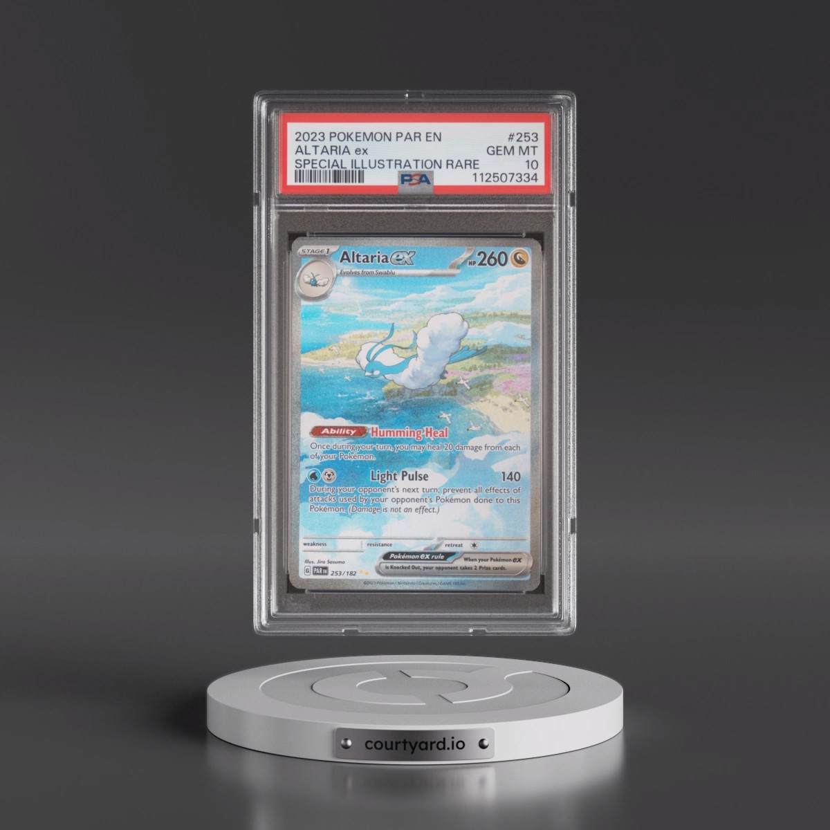 2023 Pokémon Par EN-Paradox Rift #253 Altaria EX - Holo Special Illustration Rare (PSA 10 GEM MINT)