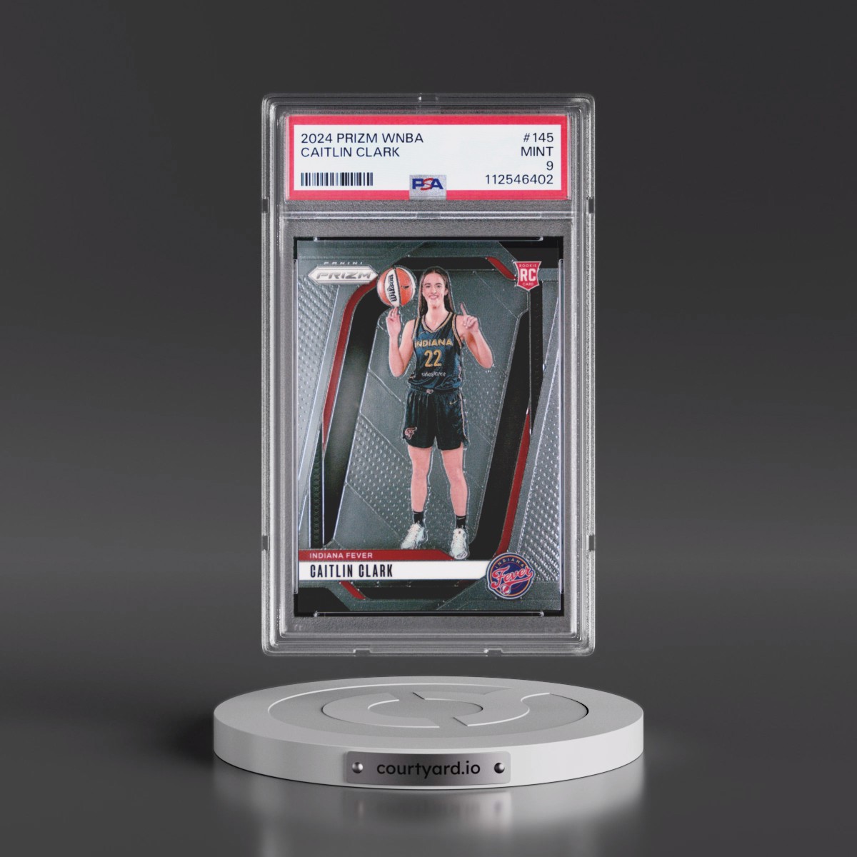 2024 Panini Prizm WNBA #145 Caitlin Clark (PSA 9 MINT)