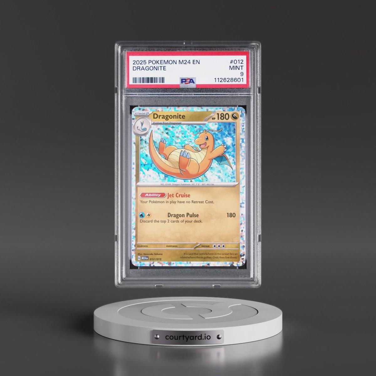 2025 Pokémon M24 EN-Mcdonald's Collection #012 Dragonite (PSA 9 MINT)