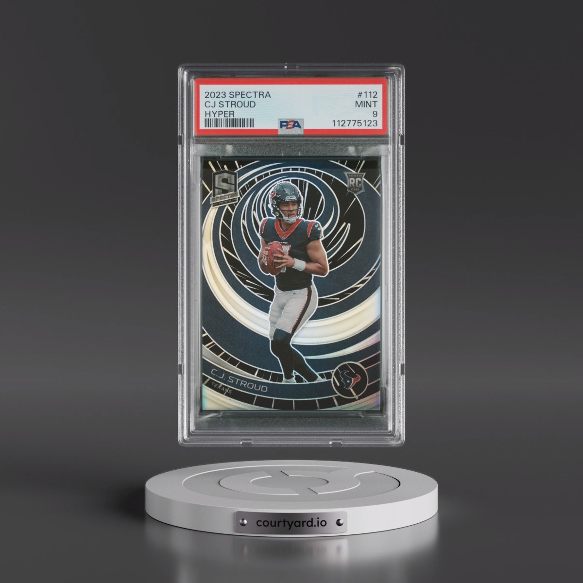 2023 Panini Spectra #112 CJ Stroud - Hyper (PSA 9 MINT)
