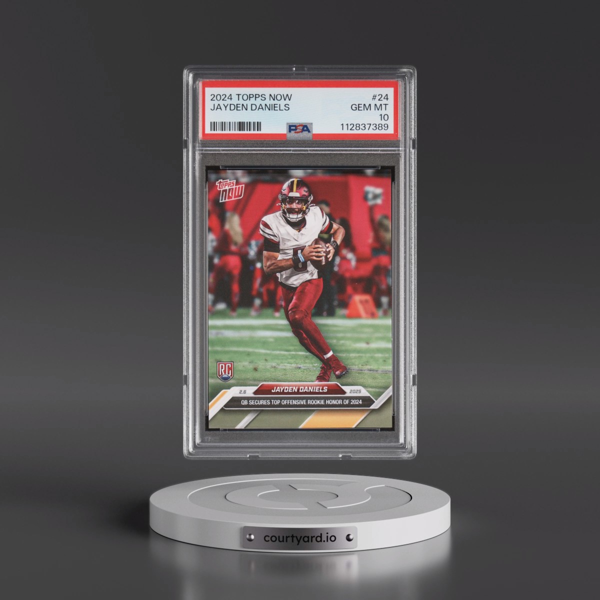 2024 Topps Now #24 Jayden Daniels (PSA 10 GEM MINT)