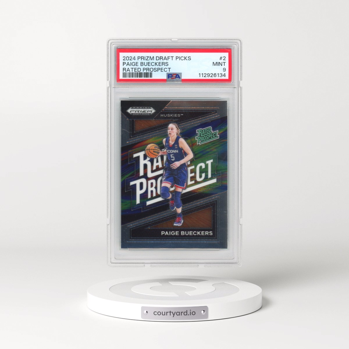 2024 Panini Prizm Draft Picks Rated Prospect #2 Paige Bueckers (PSA 9 MINT)