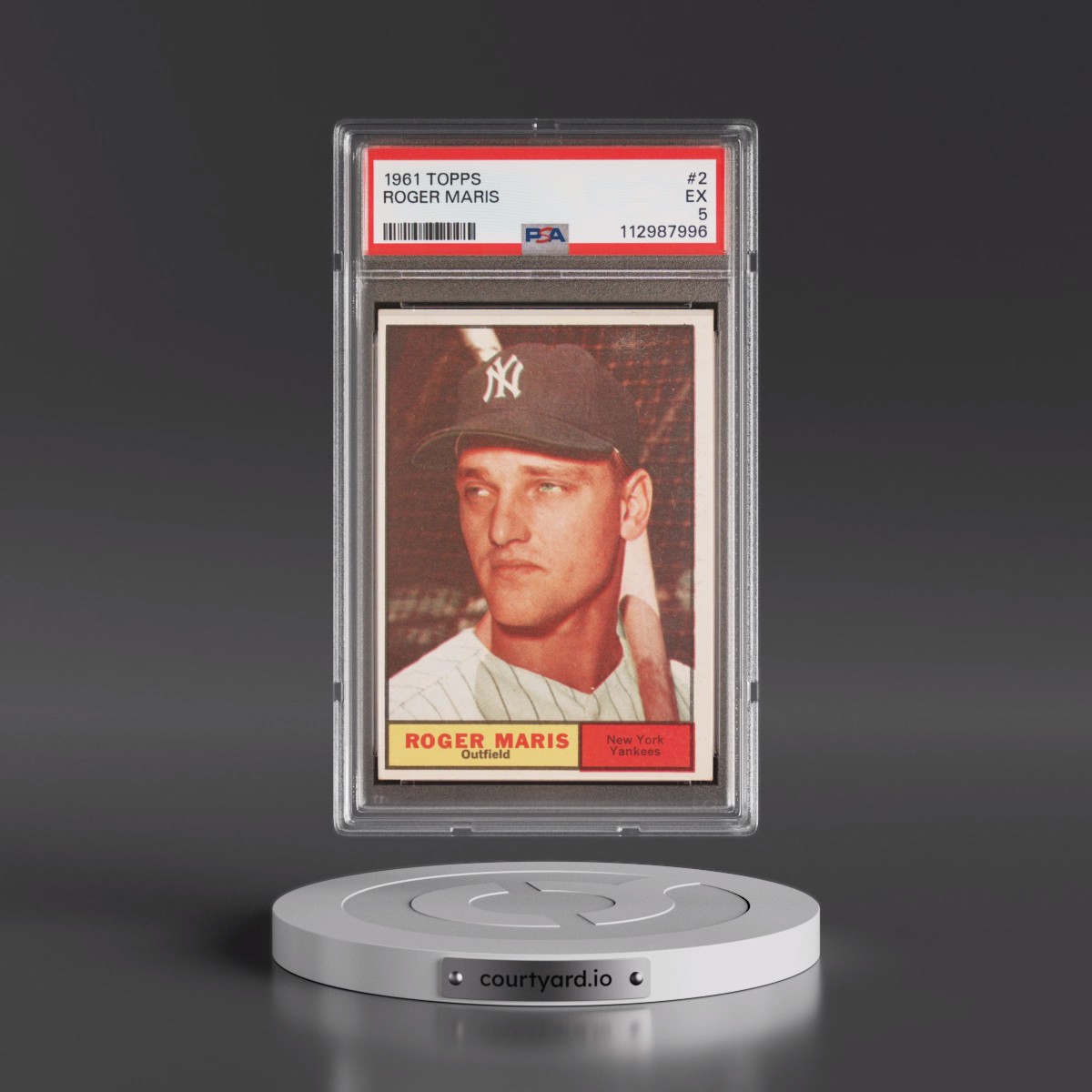 1961 Topps #2 Roger Maris (PSA 5 EX)