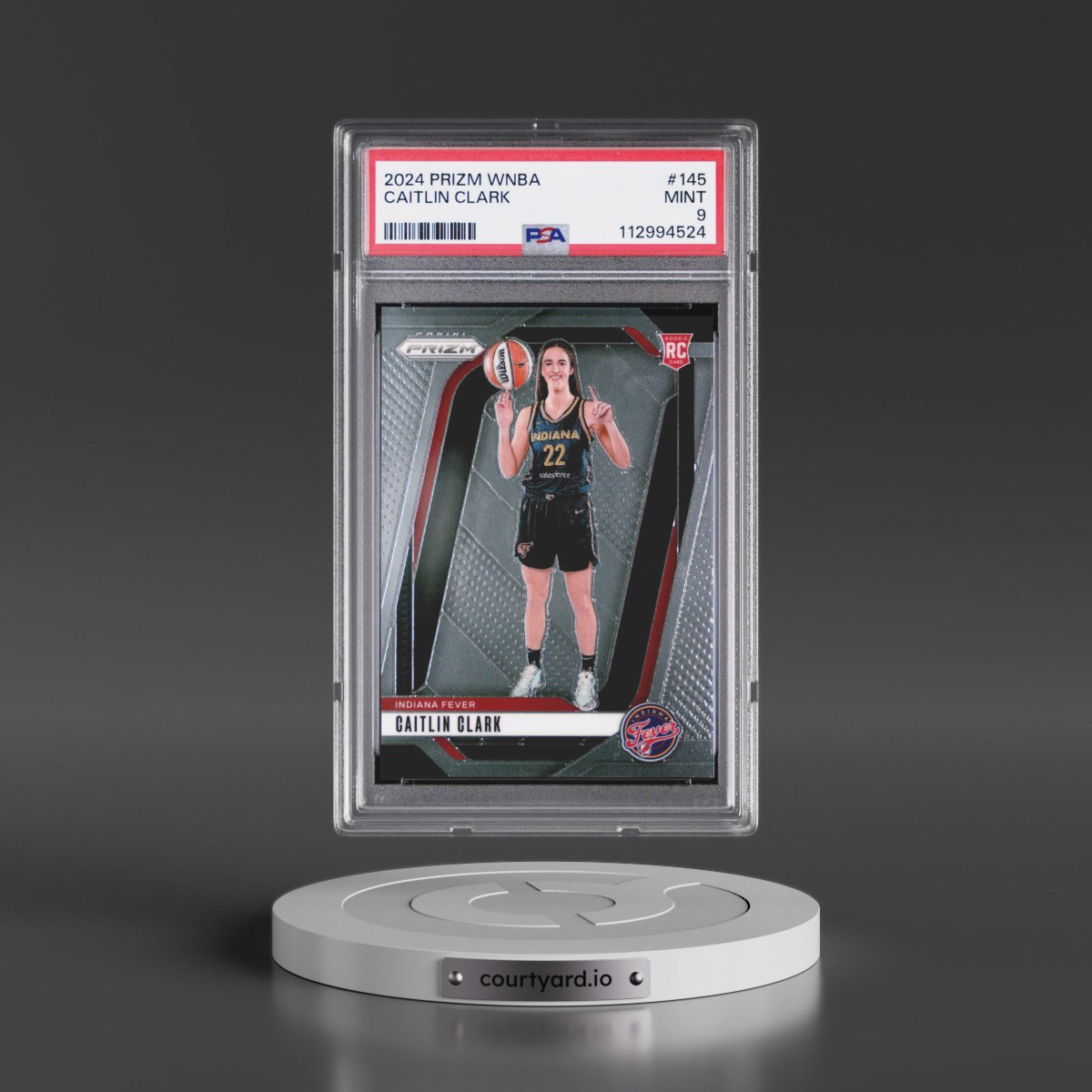 2024 Panini Prizm WNBA #145 Caitlin Clark (PSA 9 MINT)